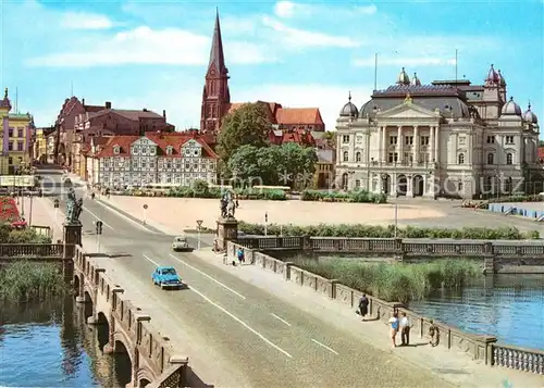 AK / Ansichtskarte Schwerin Koenigs Wusterhausen Dom Theater Kat. Schwerin Koenigs Wusterhausen