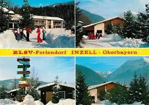 AK / Ansichtskarte Inzell BLSV Feriendorf Winter Kat. Inzell