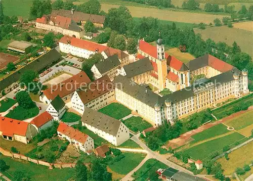 AK / Ansichtskarte Ochsenhausen Fliegeraufnahme Reichsabtei Benediktinerkloster Kat. Ochsenhausen