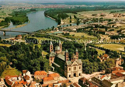 AK / Ansichtskarte Speyer Rhein Fliegeraufnahme Kat. Speyer