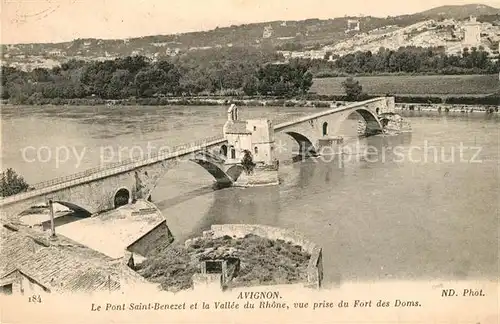 AK / Ansichtskarte Avignon Vaucluse Pont Saint Benezet et Vallee du Rhone Kat. Avignon