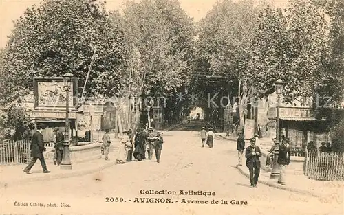 AK / Ansichtskarte Avignon Vaucluse Avenue de la Gare Kat. Avignon