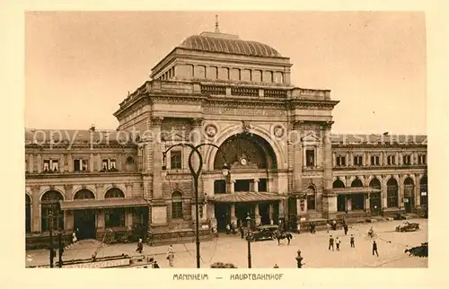 AK / Ansichtskarte Mannheim Hauptbahnhof Kat. Mannheim