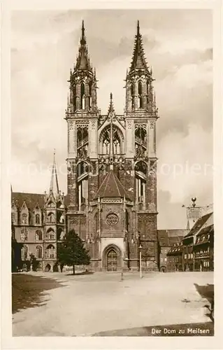 AK / Ansichtskarte Meissen Elbe Sachsen Dom 1000jaehrige Stadt Kat. Meissen