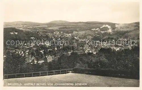 AK / Ansichtskarte Bielefeld Anstalt Bethel vom Johannisberg gesehen Kat. Bielefeld