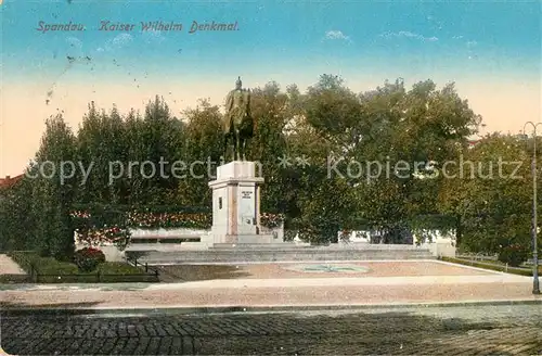 AK / Ansichtskarte Spandau Kaiser Wilhelm Denkmal Kat. Berlin