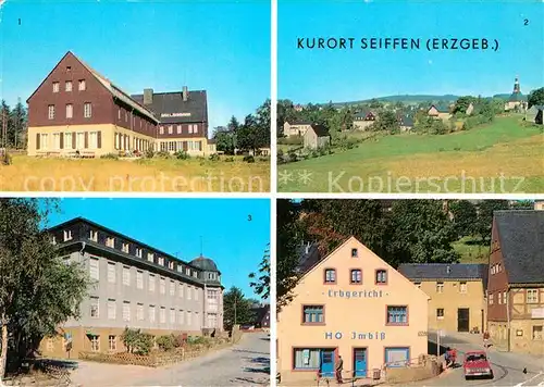 AK / Ansichtskarte Seiffen Erzgebirge Erholungsheim Berghof Spielzeugmuseum Erbgericht  Kat. Kurort Seiffen Erzgebirge