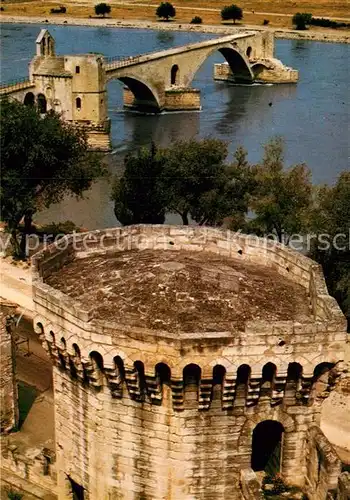 AK / Ansichtskarte Avignon Vaucluse Pont Saint Benezet Tour aux Chiens  Kat. Avignon