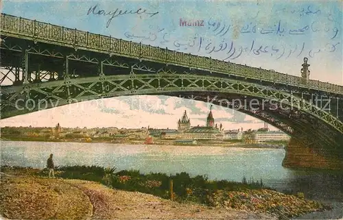 AK / Ansichtskarte Mainz Rhein Rheinbruecke