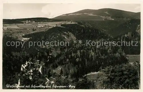 AK / Ansichtskarte Woelfelsgrund Landschaftspanorama mit Scheerberg und Schwarzenberg Kat. Polen