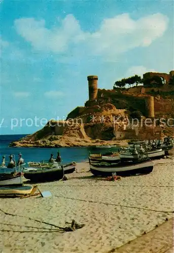 AK / Ansichtskarte Tossa de Mar Playa y Vila Vella  Kat. Costa Brava