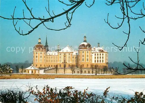 AK / Ansichtskarte Moritzburg Sachsen Barockmuseum Schloss Moritzburg  Kat. Moritzburg Dresden