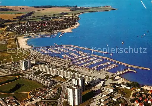 AK / Ansichtskarte Schilksee Fliegeraufnahme Olympia Zentrum Strande  Kat. Kiel