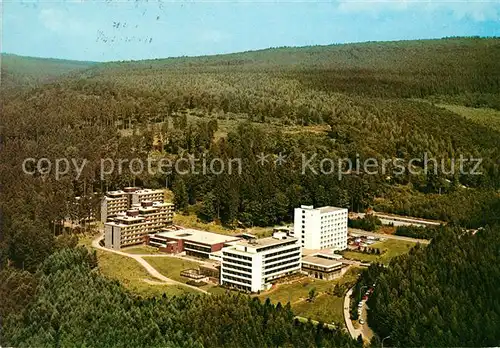 AK / Ansichtskarte Weiskirchen Saar Fliegeraufnahme Hochwald Baerenfels Sanatorium Kat. Weiskirchen Saar