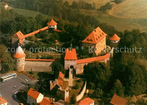 AK / Ansichtskarte Hohenberg Eger Fliegeraufnahme Burg Kat. Hohenberg a.d.Eger