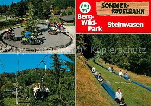 AK / Ansichtskarte Todtnau Bergwildpark Steinwasen Sommerrodelbahn Kat. Todtnau