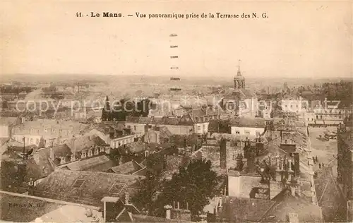 AK / Ansichtskarte Le Mans Sarthe Panorama vue prise de la Terrasse des N. G. Kat. Le Mans