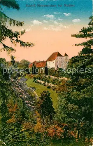 AK / Ansichtskarte Siebeneichen Meissen Blick zum Schloss Kat. Meissen Elbe Sachsen