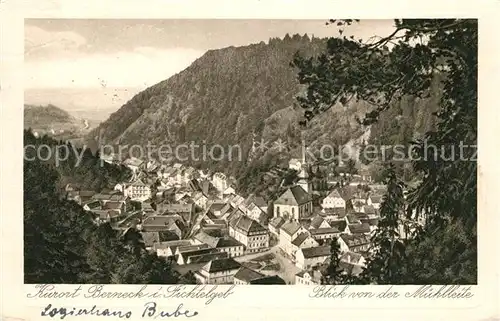 AK / Ansichtskarte Bad Berneck Panorama Blick von der Muehlleite Kat. Bad Berneck Fichtelgebirge