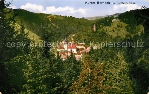 AK / Ansichtskarte Berneck Fichtelgebirge Panorama Kat. Bad Berneck