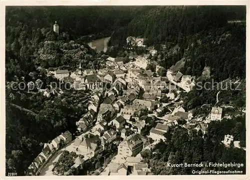 AK / Ansichtskarte Bad Berneck Original Fliegeraufnahme Kat. Bad Berneck Fichtelgebirge