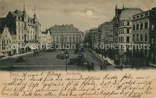 AK / Ansichtskarte Bonn Rhein Marktplatz Kat. Bonn