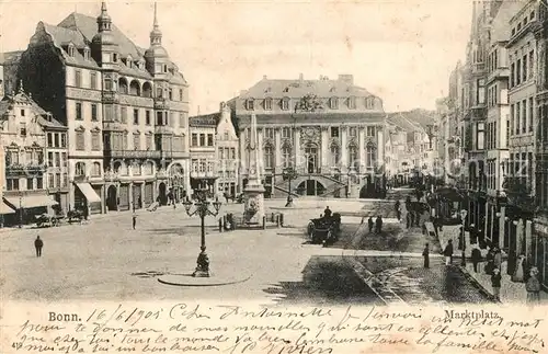 AK / Ansichtskarte Bonn Rhein Marktplatz Kat. Bonn