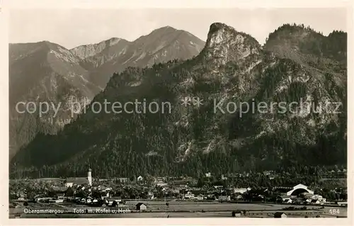 AK / Ansichtskarte Oberammergau mit Kofer und Noth Kat. Oberammergau