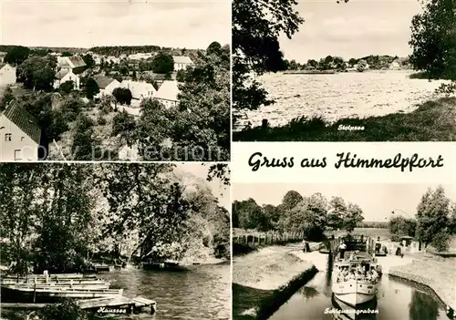 AK / Ansichtskarte Himmelpfort Stolpsee Haussee Schleusengraben Kat. Fuerstenberg