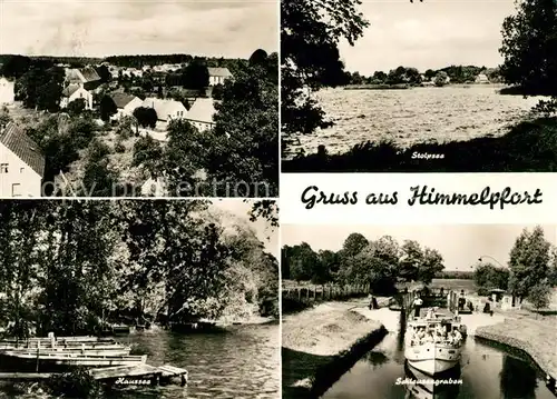 AK / Ansichtskarte Himmelpfort Haussee Schleusengraben Stolpsee Kat. Fuerstenberg