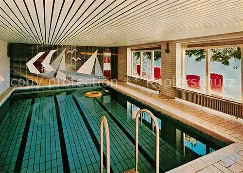 AK / Ansichtskarte Hinterzarten Pension Haus Reppert Schwimmbad Kat. Hinterzarten