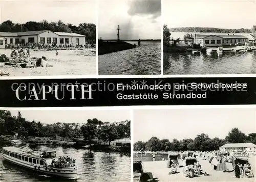 AK / Ansichtskarte Caputh Gaststaette Strandbad Schwielowsee Kat. Schwielowsee