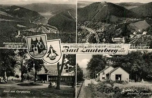 AK / Ansichtskarte Bad Lauterberg Bismarckturm Hausbergblick Haus des Kurgastes Bahnhof Kurpark Kat. Bad Lauterberg im Harz