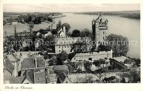 AK / Ansichtskarte Eltville Rhein Schloss Kirche Kat. Eltville am Rhein