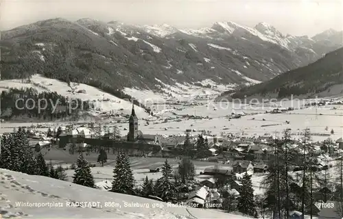 AK / Ansichtskarte Radstadt mit Radstaedter Tauern Kat. Radstadt