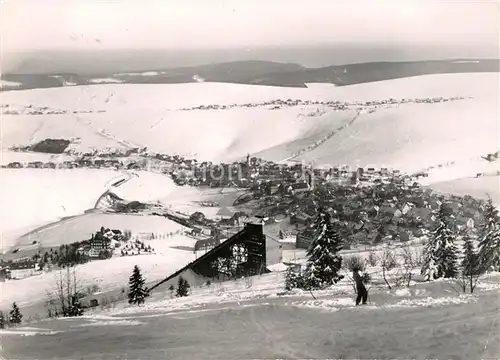 AK / Ansichtskarte Oberwiesenthal Erzgebirge Winterlandschaft Kat. Oberwiesenthal