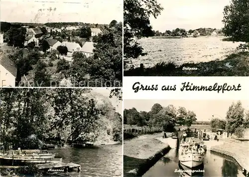 AK / Ansichtskarte Himmelpfort Haussee Stolpsee Schleusengraben Kat. Fuerstenberg