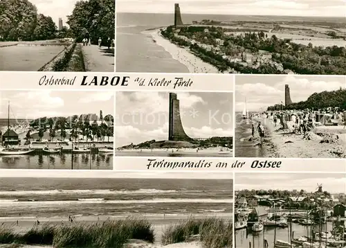 AK / Ansichtskarte Laboe Ferienparadies Bootsanlegestelle Park Kat. Laboe