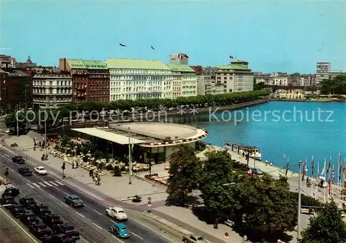 AK / Ansichtskarte Hamburg Jungfernstieg und Alsterpavillon Kat. Hamburg