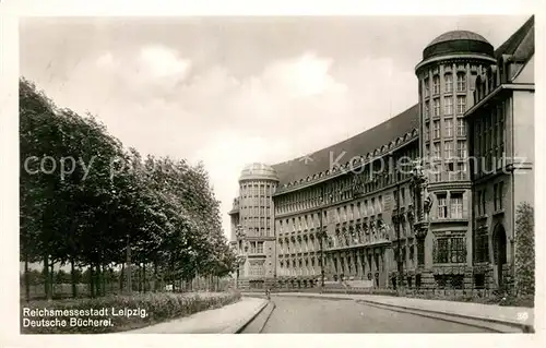 AK / Ansichtskarte Leipzig Deutsche Buecherei Reichsmessestadt Kat. Leipzig