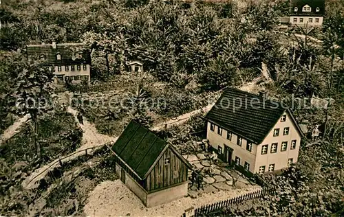 AK / Ansichtskarte Oederan Klein Erzgebirge Katzenmuehle in Buchholz Miniaturpark im Stadtwald Kat. Oederan