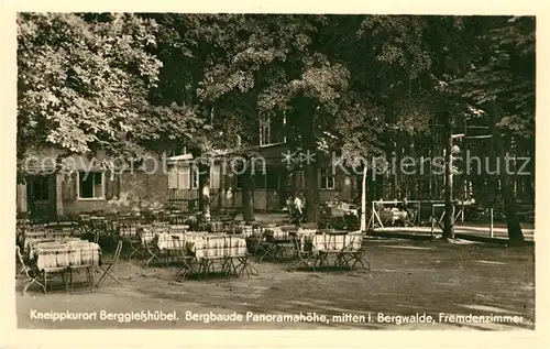 AK / Ansichtskarte Berggiesshuebel Bergbaude Panoramahoehe Kneippkurort Kat. Bad Gottleuba Berggiesshuebel