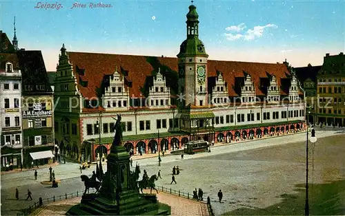 AK / Ansichtskarte Leipzig Altes Rathaus Denkmal Kat. Leipzig