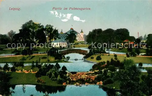 AK / Ansichtskarte Leipzig Partie im Palmengarten Kat. Leipzig