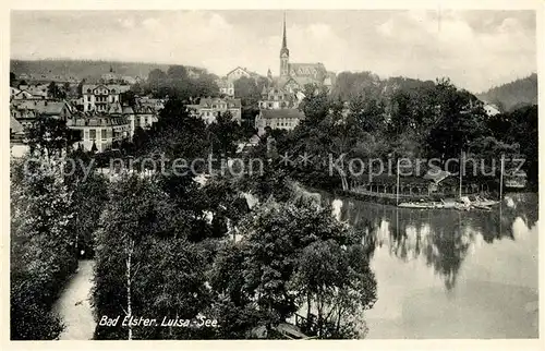 AK / Ansichtskarte Bad Elster Luisasee Kat. Bad Elster