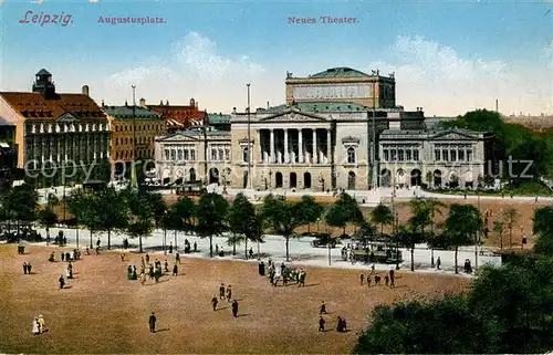 AK / Ansichtskarte Leipzig Augustusplatz Neues Theater Kat. Leipzig