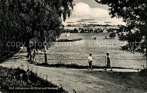 AK / Ansichtskarte Bad Woerishofen mit Blick zum Heuweg Kat. Bad Woerishofen