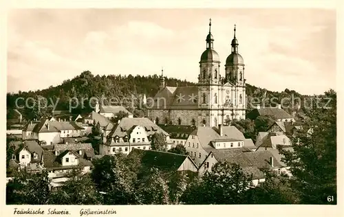 AK / Ansichtskarte Goessweinstein Kirchenpartie Kat. Goessweinstein