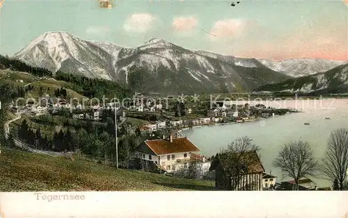 AK / Ansichtskarte Tegernsee Seepartie Kat. Tegernsee