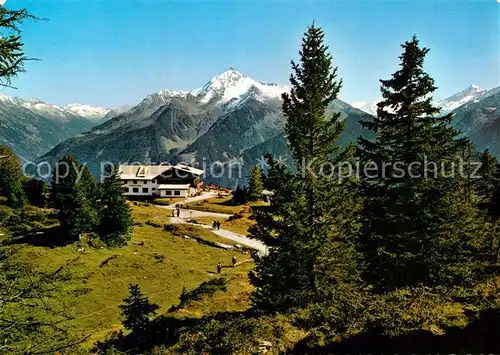 AK / Ansichtskarte Gschoesswandhaus Zillergrund Ahornspitze Grosser Loeffler  Kat. Finkenberg